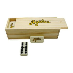 Águilas Cibaeñas Premium Domino Set with Wooden Box – Official LIDOM Team Edition / Juego de Domino con Caja de Madera