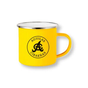 Aguilas Cibaeñas Stainless Steel 12OZ Yellow Mug.