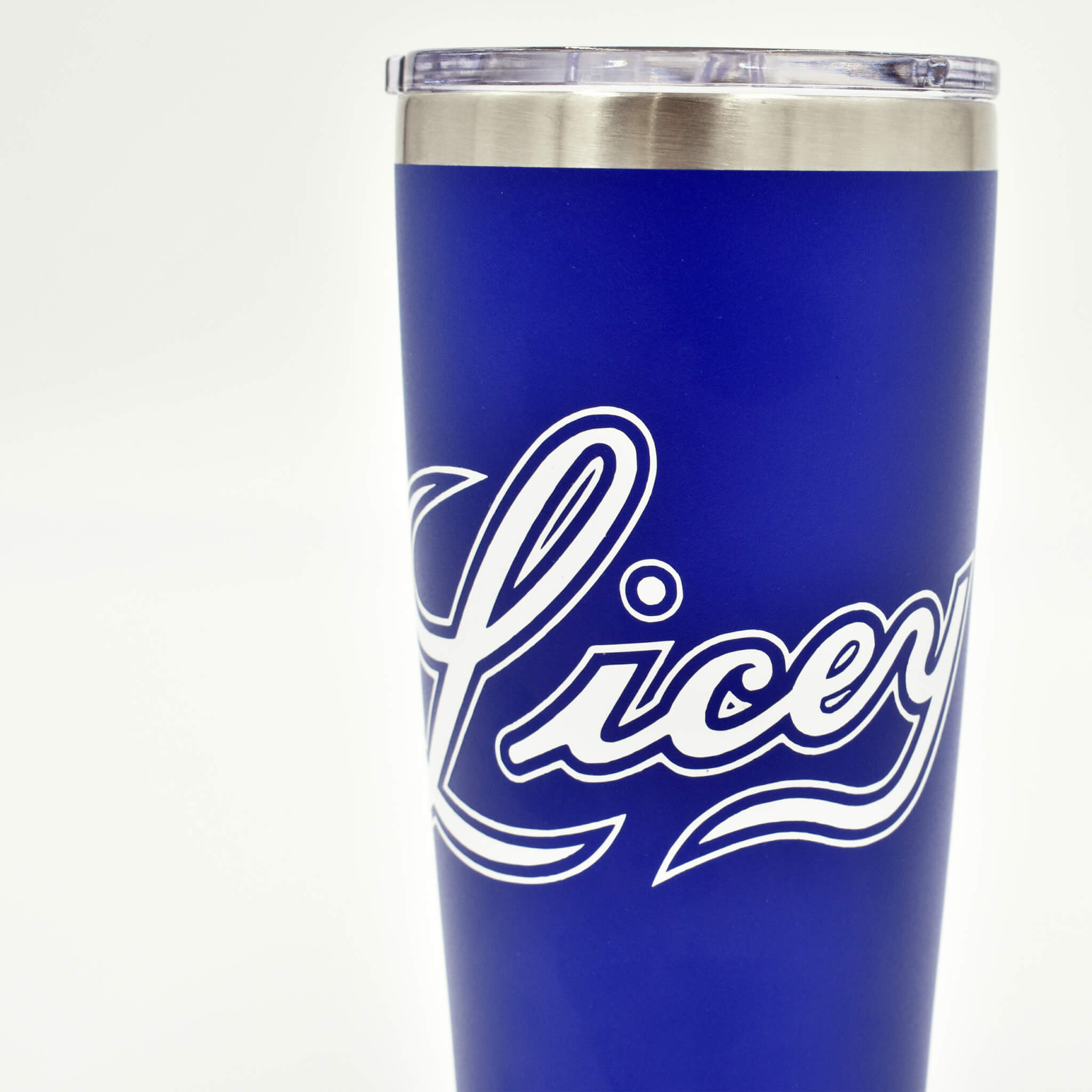 vaso azul metalico licey 1