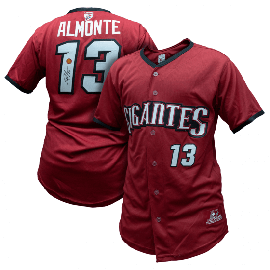Gigantes del Cibao Authentic Black Custom Jersey - Lidom Shop - United State