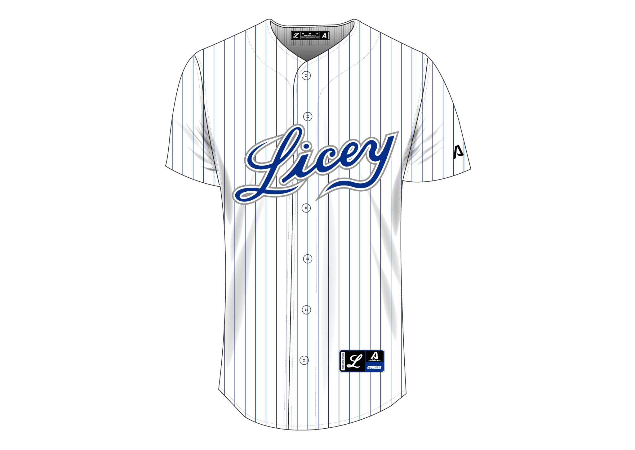 Tigres Del Licey Authentic Striped White Jersey Arrieta Lidom Shop United State