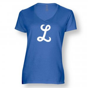 Tigres del Licey Womens' Short Sleeve V-Neck T-shirts