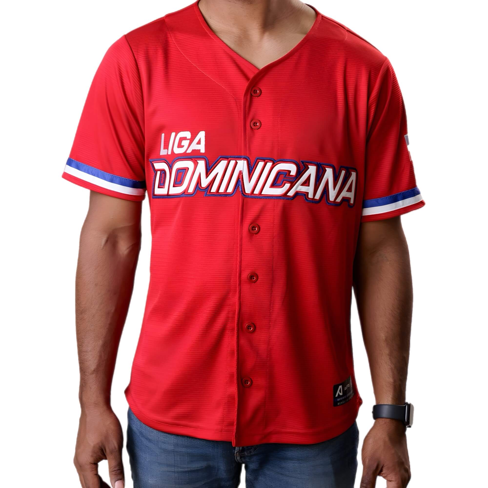 Jersey Liga Dominicana Rojo 2024 - Arrieta - Serie del Caribe - LIDOM 