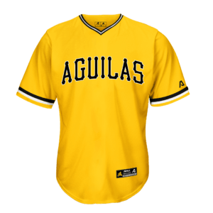 Aguilas Cibaeñas Authentic Yellow Pullover Jersey Arrieta