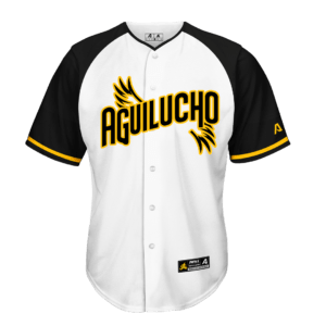 ÁGUILAS CIBAEÑAS OFFICIAL WHITE JERSEY AGUILUCHO - ARRIETA
