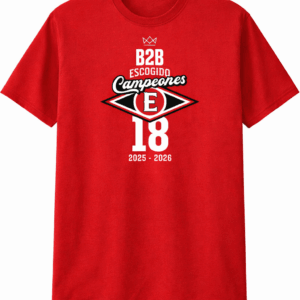 Leones del Escogido Campeones Nacionales B2B 2025-2026 Red T-Shirt
